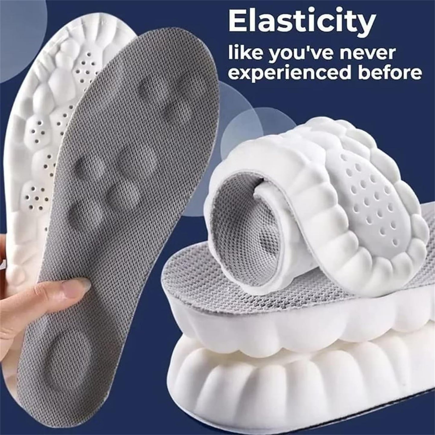 Plantilla ergonómica con tecnología 4D Cloud ( talla hombre )